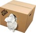 WHITE COTTON T-SHIRT RAGS 25# BOX
