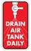 DRAIN AIR TANK DAILY